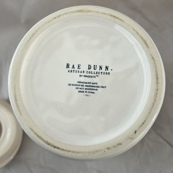 Rae Dunn Candy Hearts Small Canister - White - Picture 6 of 7